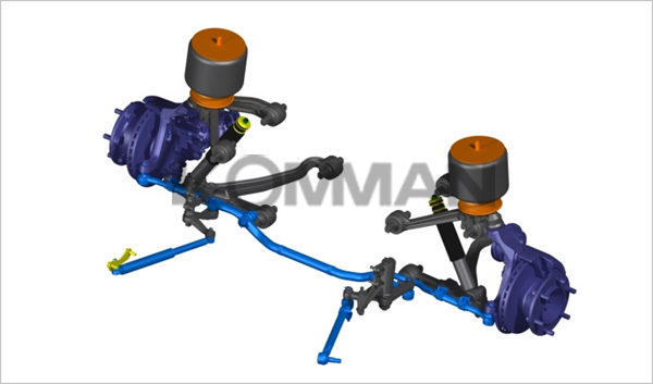 前悬架系统-空气弹簧独立悬架