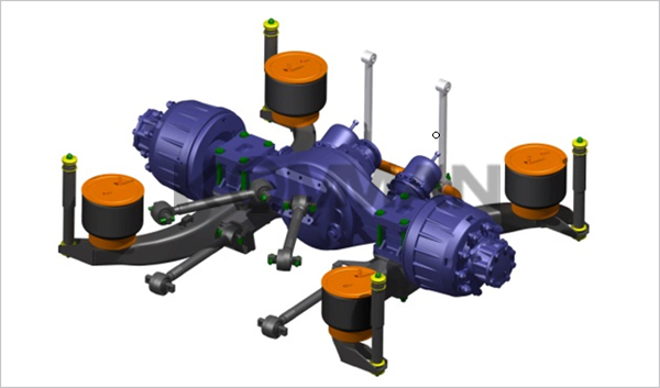 后空气悬架系统-小C型梁结构