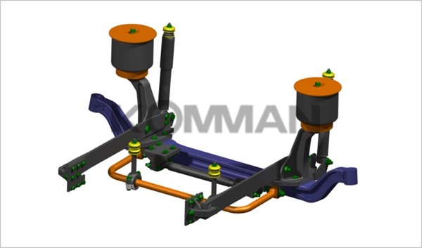前悬架系统-立板簧结构